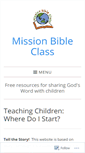 Mobile Screenshot of missionbibleclass.org
